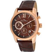 Lucien Piccard Watches Men's Mulhacen Chronograph Brown Dial Brown Gen