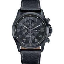 Luminox 1861-BO Field Valjoux Automatic Chrono BLACKOUT Watch