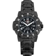 Luminox Black EVO F-117 Nighthawk Men's Analog Watch - Black Dial - Black PVD Plated Stainless Steel Bracelet - 6402