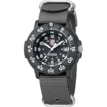 Luminox Men's Original Navy SEAL Dive Watch - Gray NATO Nylon Strap - Black Dial - 3001.NATO.GRY