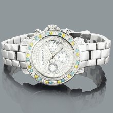 Luxurman Watches: Ladies Color Diamond Watch 2.75ct