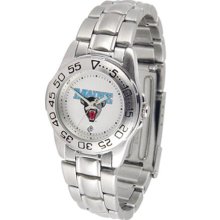 Maine Black Bears Womens Steel Sports Watch