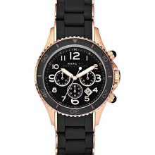 Marc by Marc Jacobs Rock Chronograph Silicone Ladies Watch MBM2553