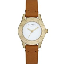 MARC by Marc Jacobs 'Small Blade' Leather Strap Watch