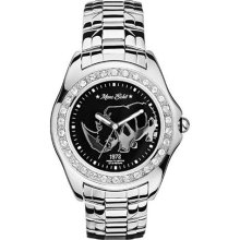 Marc Ecko Men's E95016G4 Silver Stainless Steel Rhino Logo Watch