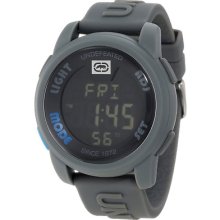 Marc Ecko Men's Grey Silicone Digital Watch