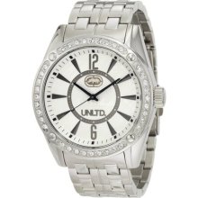 Marc Ecko Men's UNLTD E13529G1 Silver Stainless-Steel Quartz Watch with Silver Dial