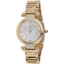 Melania Madison Avenue Bold Case Bracelet Watch - Goldtone - One Size