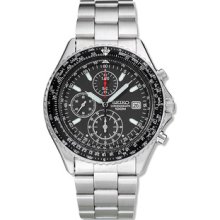 Men Seiko SND253 Chronograph Black