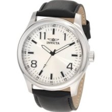 Men's 11431 Specialty Silver Dial Black Leather