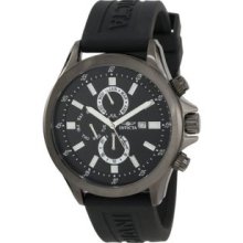 Men's 1841 Specialty Black Dial Black Polyurethane