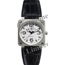 Men's Bell & Ross Instrument BR01-92 Steel Automatic Watch - BR01-92_StWhtA