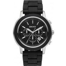 Men's Black Dkny Chronograph Watch Ny1493