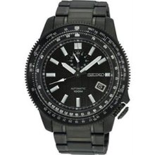 Men's Black Stainless Steel Superior Automatic Black Dial