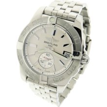 Men's Breitling A37330 Cockpit Galactic 36 Stainless Steel Automatic Watch