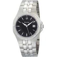 Men's Bulova Dress Collection Watch with Black Dial (Model: 96B123)