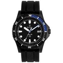 Men's Bulova Marine Star Watch with Black Dial (Model: 98B159) bulova