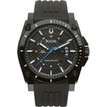 Men's Bulova Precisionist Champlain Watch with Black Dial (Model: 98B142) bulova