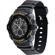 Men's C9 by Champion Analog Digital Watch - Black/Yellow