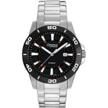 Men's Caravelle by Bulova Sport Watch with Black Dial (Model: 45B118)