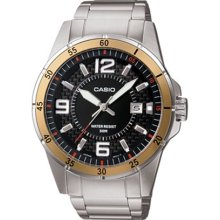Men's casio analog stainless steel watch mtp1291d-1a3v