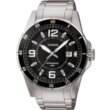 Men's casio analog stainless steel watch mtp1291d-1a2v