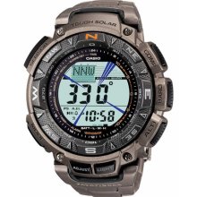 Men's Casio Pathfinder Solar Power Compass Altimeter Watch PAG240T-7V