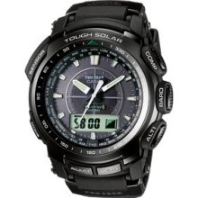 Men's Casio Pro Trek Pathfinder Tough Solar Atomic Triple Sensor Watch