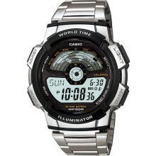 Men's casio sport world map & time watch ae1100wd-1a