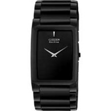 Men's Citizen Eco-Drive Stiletto Blade Ceramic Watch with Rectangular