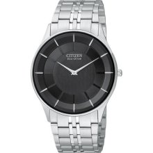 Mens Citizen Eco Drive Stiletto Watch in Stainless Steel (AR3010-57E)