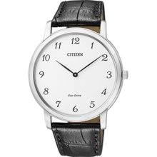 Men's citizen stilleto eco-drive ultra thin watch ar1110-11b