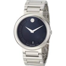 Men's Concerto Stainless Steel Case and Bracelet Black Dial Date