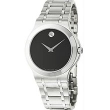 Men's Corporate Stainless Steel Case and Bracelet Black Dial Classic