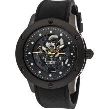 Men's Editions Automatic See Thru Black Dial Black IP Case Black ...