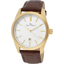 Men's Eiger White Dial Brown Genuine Leather ...