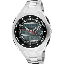 Men's Eternal Digital Multi-Function Black Dial Silver Tone Base ...