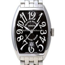 Mens Extra-Large Franck Muller Curvex Date Steel 9880SCDT Watch