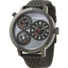 Men's freestyle passage dual time compass watch 101164