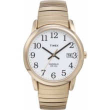 Men's Gold Tone Timex Watch With Indiglo Light