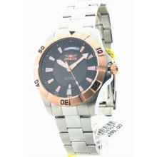 Mens Invicta Steel Sport 10 Atm Day Date New Watch 6962