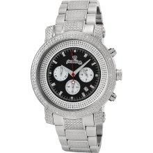 Men's Justbling Stainless steel 16 diamonds Victor watch JB-8101-C