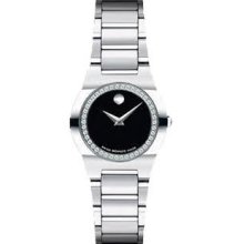 Men's Movado Stiri Two Tone 0606193 0.80ct.aprx.custom Set Diamond Watch