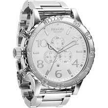 Men's Nixon 51-30 Chrono High Polish/White Watch