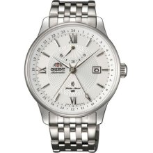 Men's Orient Classic Automatic Gmt Dual Time Power Reserve Sdj02003w Watch