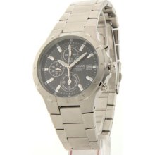 Mens Pulsar Stainless Steel ChronoGraph Date 10ATM Casual Watch PF8265