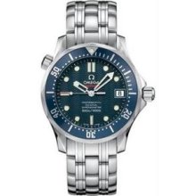 Men's Seamaster Stainless Steel Case and Bracelet Blue Tone Dial