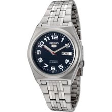 Men's Seiko 5 Automatic Dark Blue Dial Stainless Steel