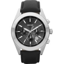 Men's Silver Tone Chronograph Watch