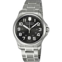 Men's Stainless Steel Officer Gray